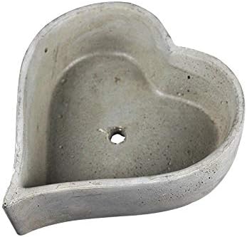 NICOLE Silicone Flowerpot Mold Heart-Shaped Concrete Planter Mould DIY Handmade Bonsai Tool