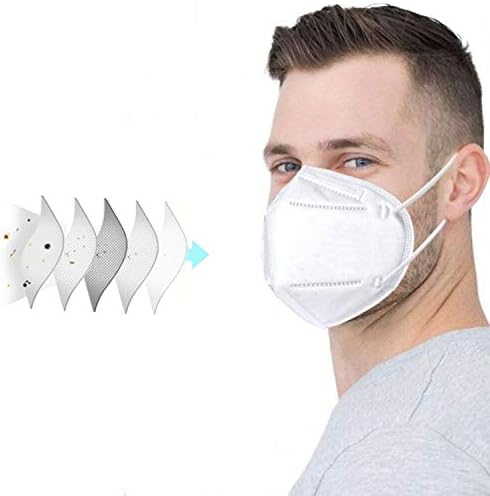 NEWMARK 60 Pack Protective Face s 5 Ply 99.6@0.3 microns Filtration For Protection of Nose and Mouth Against Unwanted Air Particles - SHIPS FROM USA