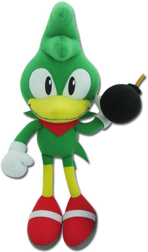 Great Eastern Entertainment Sonic the Hedgehog - Bean the Dynamite w/Detachable Bomb Plush 10"