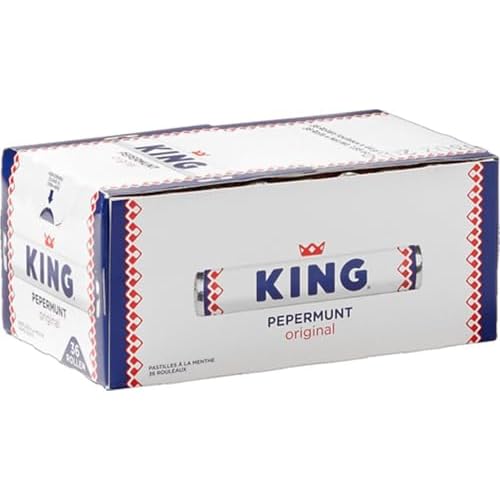 King Peppermints Original Box, 1.5500-ounces Pack of36