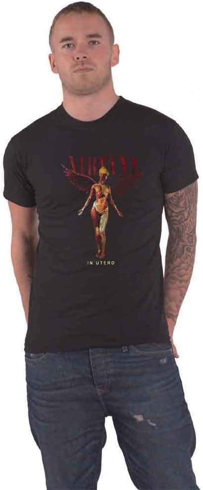 Live Nation Men's Nirvana - In Utero Crew Neck Short Sleeve T-Shirt