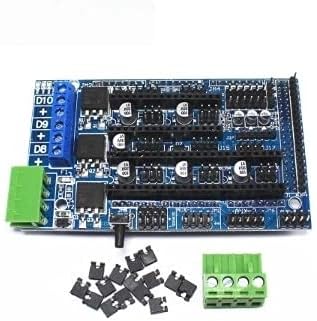 10pcs Ramps 1.5 Ramps 1.6 Expansion Control Panel with Heatsink Upgraded Ramps 1.5 for 3D Printer Board - (Color: Ramps 1.5)