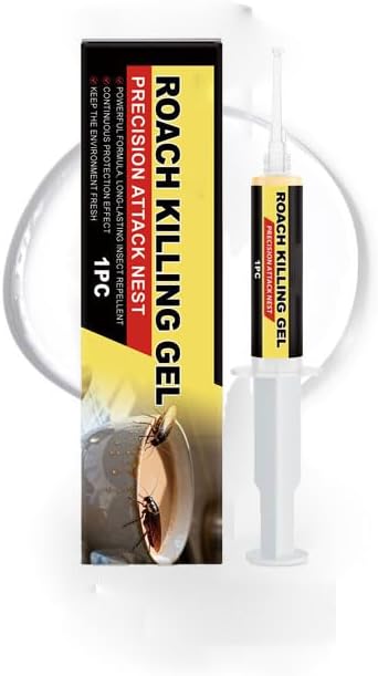 Cockroaches Killer Gel Bait,Roach Trap Master,Powerful Cockroachs Gel,Bait Cockroach Eliminator,for Toilet Bedroom Kitchen