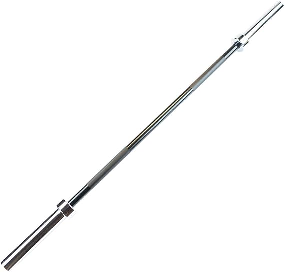 Body-Solid (OB60B) Alloy Steel Olympic Bar - 5ft, 30lb Barbell Straight Bar for Weightlifting, and Barra Olimpica Workouts, 600lbs Weights Capacity