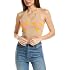 Sandro Womens Tie-Neck Halter Top, 4, Beige