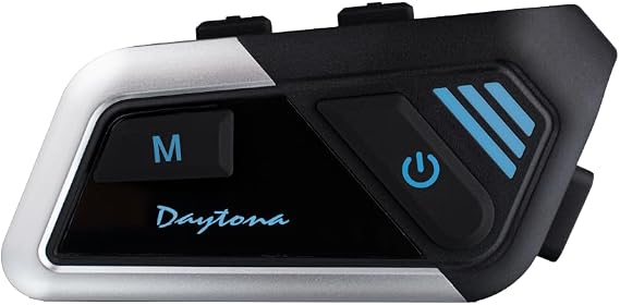 Motorcycle Bluetooth Headset with DSP Audio & CVC 12th Gen Noise Reduction Universal Helmet Communication System with Voice Command, Motorcycle Intercom with 35H Backup - Long Range Rider Intercom