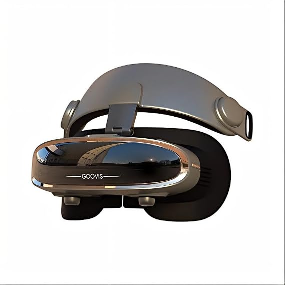Goovis G3X Pro 3D XR Headset, Dual 1080p Sony Micro-OLED, 800 Inch Virtual Display, Diopter Adjustment, Compatible with iPhone 17/Android/PC/Handhelds/PS5