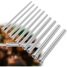 Spring Tubing Benders Kit 1/4, 5/16, 3/8, 1/2 and 5/8 Inch 5 in 1 Tube Bender Set for Copper, Brass, Aluminum and Thin Steel Tube, Tube Bender, Pipe Tube Bender Fast Bending Tools for Air Conditioning