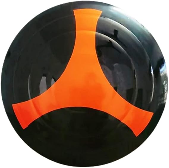 Black Widow Taskmaster Shield - 1:1 Screen Accurate - Handmade Replica Shield - Halloween Costume - Props, Black/ Yellow, 22"
