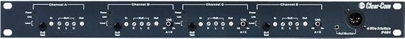 Clear-Com IF4W4 | 4 Channel Camera Interface for Communication Devices