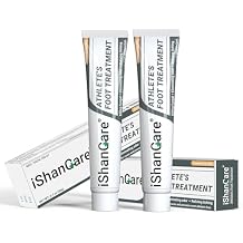 ishancare Foot Cream for Athletes Foot - Extra Strength, Fast for Itching, Burning, Cracking with Natural Herbs (1.41oz)