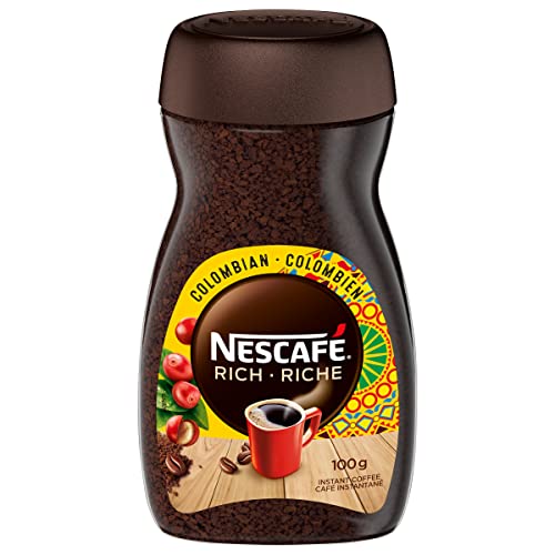 NESCAFE, Rich Colombian, Instant Coffee, 100g3.5oz., Jar, {Imported from Canada}