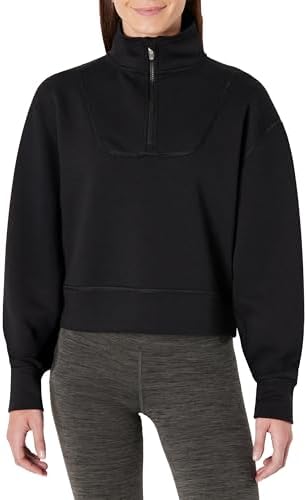 Amazon Essentials Women's Active Sweat Half Zip Pullover Sweatshirt