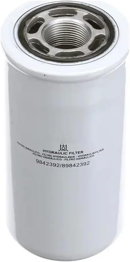 9842392 Hydraulic Filter Compatible with John Deere 240 250 280 317 320 325 328 332 CT322 CT332 New Holland LX465 LX485 LX565 LX665 LX865 skid steer loader Replace AT314164 M124541 HF35299 P174552