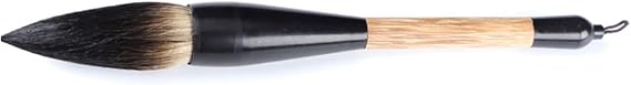 Large Chinese Calligraphy Brush, Large Chinese Calligraphy Brushes Bear Weasel Woolen Mixed Hair Writing Painting Brush Regular Script Practice Couplets, 2