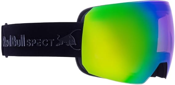 Red Bull Spect Eyewear Snow Goggle REIGN-02, black/green snow, rose with green mirror, S.2 HIGH CONTRAST