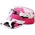 Luxury Divas Pink Camouflage Print Cotton Cadet Cap
