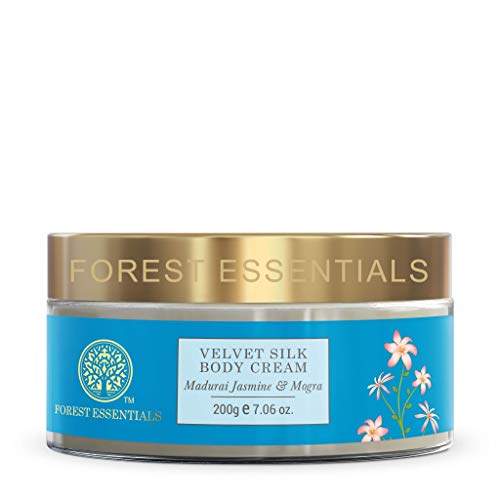 Forest Essentials Madurai Jasmine and Mogra Velvet Silk Body Cream, 200g