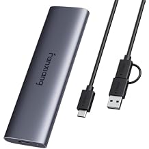 fanxiang 1TB External SSD - Portable SSD External Solid State Drive, 1000MB/s,USB 3.2 Gen2 Type-C, Aluminum Alloy, External Hard Drive for iPhone15/16/17,Android, Mac, Windows -PS1008NEW