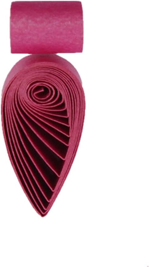 Quilling Paper Metallic Paper Strips 3mm Roll for Craft Card Making Single Color Quilling Strips 1/8inch 60Pcs by ODETOJOY (Fuchsia)