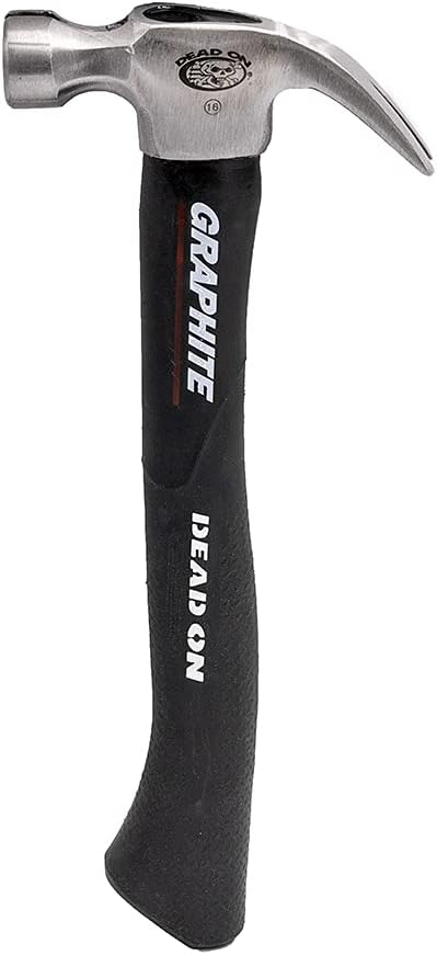 Dead On Tools - Graphite Hammer, Smooth Face 16 oz. (DO16-GS), Black