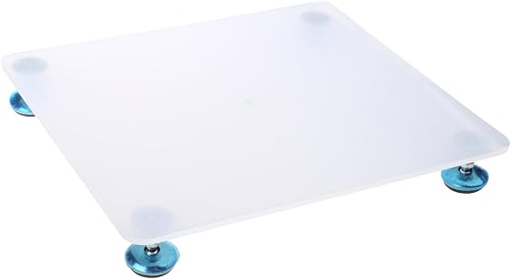 Adjustable Resin Leveling Table for Projects Bubble Leveling Board Anti Slip Base Foot Easy to Clean Leveling Table