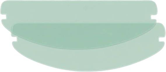 Motorbike And Motorcycle Helmet Anti Fog Visor Insert With Easy Installation, Universal Fit, Anti Fog For Helmet Visor, HD Vision, Waterproof Sunshade, PET Material, 27.2cm x 8.8cm, 2pcs