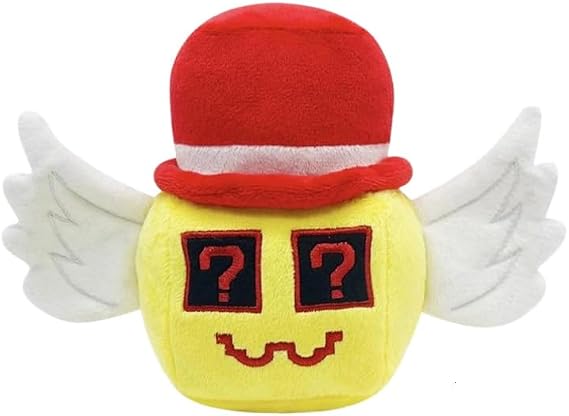 Steal a Brainrot Cute Games Plush - Admin Lucky Block Plush, Cartoon Figures Pillow Brainrot Plush, Stuffed Animals Gifts for Fans Kids Adults Home Decor (A2)