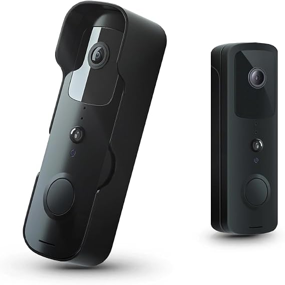 YECO BD-10 Akıllı Görüntülü Kapı Zili – Hareket Sensörlü, IP66, WiFi, Çift Yönlü Ses (Siyah)