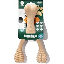 BetterBone - Medium Density - Ideal for Moderate to Strong Chewers - All-Natural, Nylon-Free Dog Chew Toys - Non-Toxic, Promotes Dental Health, Splinter-Resistant, Sustainably Made