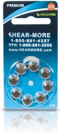 Hearing Aid Batteries- Size 13-8-pk