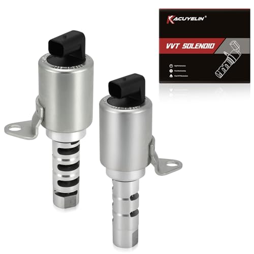 916850 916851 Engine Variable Valve Timing VVT Solenoid Intake and Exhaust Oil Control Valve Solenoid Compatible with Jaguar XF Land Rover LR2 Range Rover Evoque Discovery Sport 2012-2020 2PCS
