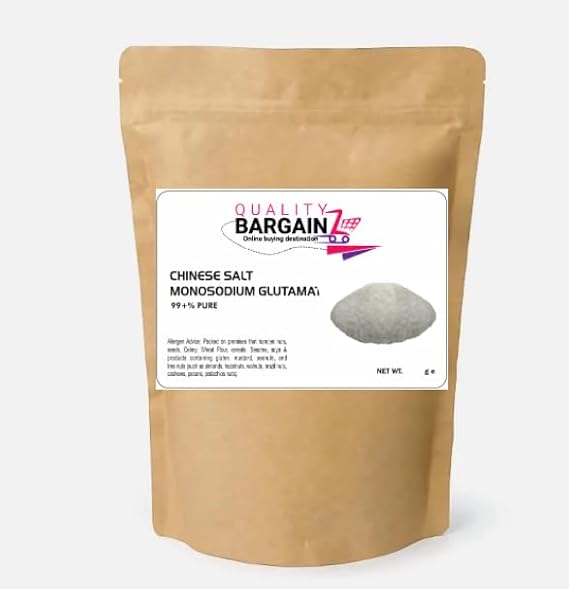 Quality Bargainz Pure Monosodium Glutamate MSG Chinese Salt, Grade A Premium Quality - 100 Grams