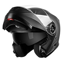 YEMA Modular Motorcycle Helmets, DOT Approved Full Face Motorcycle Helmet with Flip Up Dual Visor, Helmets for Adults Motorcycle Men Women Helmets for Street Scooter ATV E-bike - YM-926