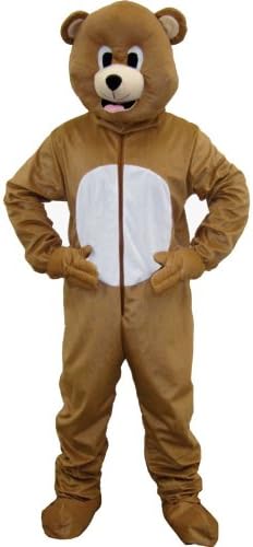 212 Main Brown Bear Mascot - Medium 8-10