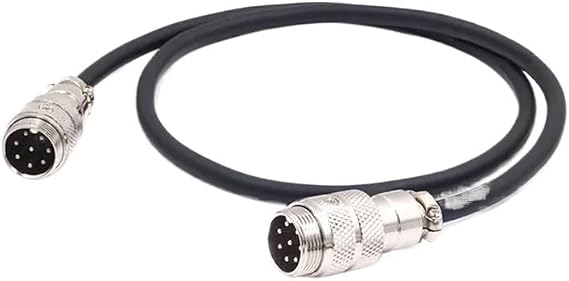 GX16 5pin 6Pin 7Pin 8pin Aviation Plug Connection Cable Male to Female Aviation Extension Line 1-20 Meters Pure Copper Connector(Male to Male,10 Meters_6P)
