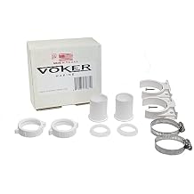 Voker Filter New Filter Installation Hardware Kit (only) - 1-1/2" Hose ID - Made in the USA