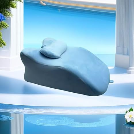 Ergonomic Spinal Posture Support & Multi-Functional Bed Pillow (Blue)