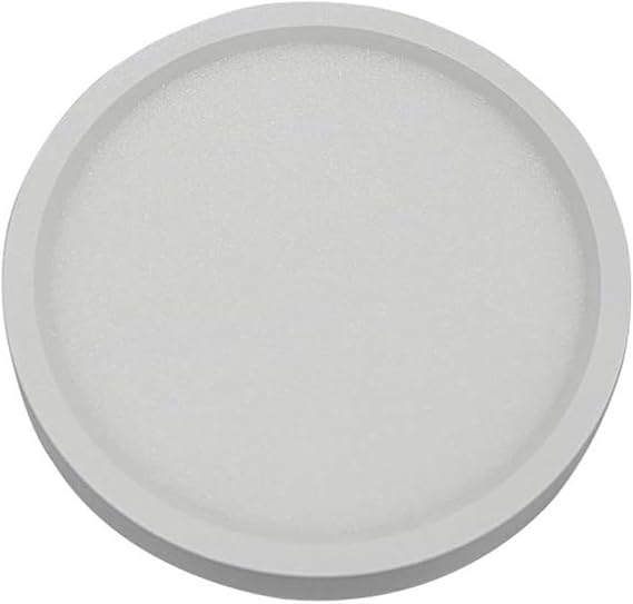 ELEGANT Elitco Lighting 7" 10W 3000K Slim Recessed LED Disk Light in White (Set of 4)