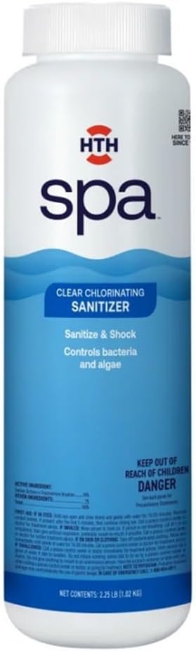 HTH Spa 86134R, Clear Chlorinating Sanitizer, 2.25 lbs
