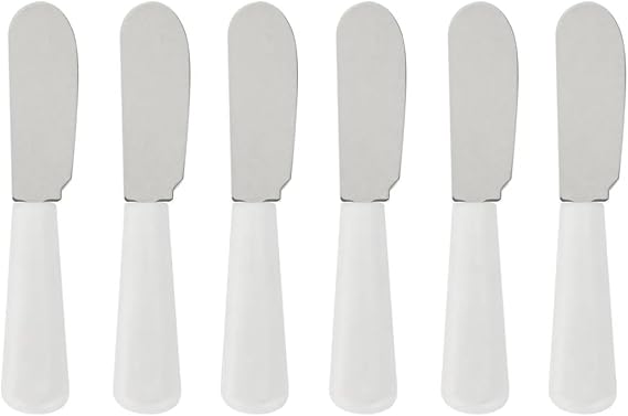 6’lı Kahvaltı ve Tereyağı Bıçağı Seti – 11 cm Yayma Bıçakları, Kahvaltılık, Reçel, Krem Peynir ve Tereyağı İçin Şık ve Pratik Mutfak Seti