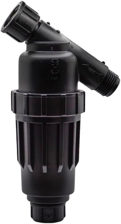 DIG D57A, 3/4" FHT X MHT Filter with 155 Mesh Polyester Screen and Flush Cap for the Protection of Your Drip Irrigation System