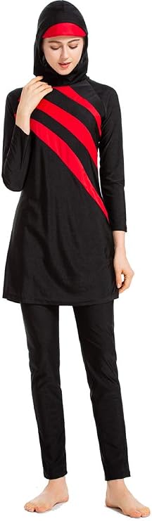 Modest Swimsuit Hijab Full Coverage Bathing Suit Swimming Suit Beachwear Bikini Swimwear
