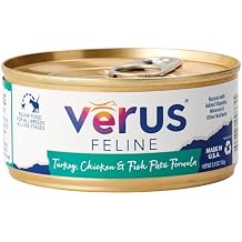VeRUS Pet Foods Wet Cat Food, Turkey, Chicken & Fish Formula 24 Pack