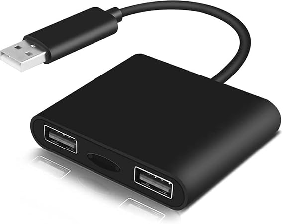 Keyboard and Mouse Adapter, Plug and Play Game Controller Adapter High Sensitivity Mouse and Keyboard Converter for/One/N Without Delay