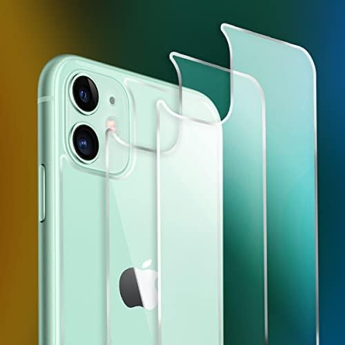 Back Screen Protector for iPhone 11 [3-Pack], Rear Tempered Glass [Haptic Touch] Temper Glass Film Temper Glass Film Premium HD Clarity for iPhone11 6.1 inch