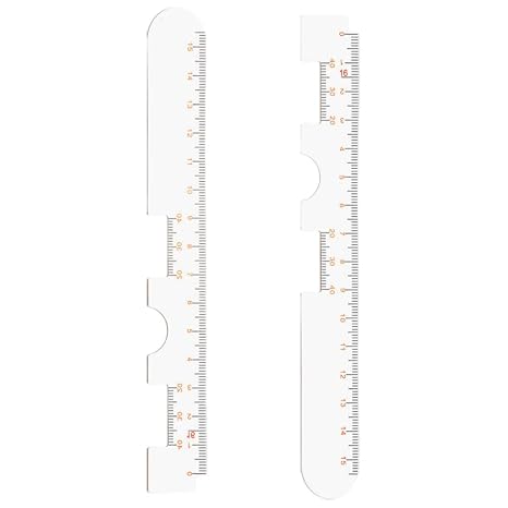 PATKAW Eye Distance Ruler, 2pcs Pupil Distance Measuring Ruler Pupillary Distance Rulers Pupil Accurate Measuring Ruler Pupil Distance Measurement Tools for Eyeglasses