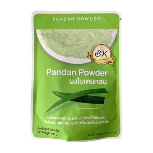Pandan Powder 100% from Natural Pandan Leaf for Baking,Smoothie,Drinks,Dessert and Food 100g(3.52 Oz.)
