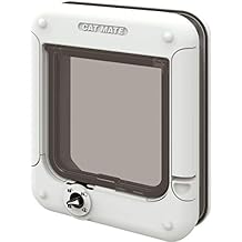 Cat Mate Rotary 4-Way Locking Cat Flap - White