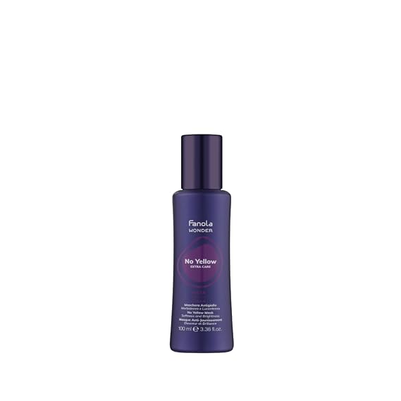 Fanola No Yellow Purple Hair Mask & Repair Treatment, 3.38 oz